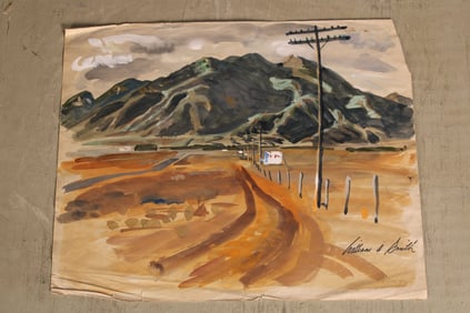 William A Smith, Portfolio, 5 Ink Wash Works
