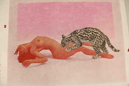 Ocelot, Mel Ramos, 1969 Lithograph