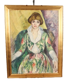 Elizabeth Grandin (American, 20th C.) Portrait