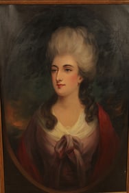 18th C Portrait of Sarah, Lady of Cavendish