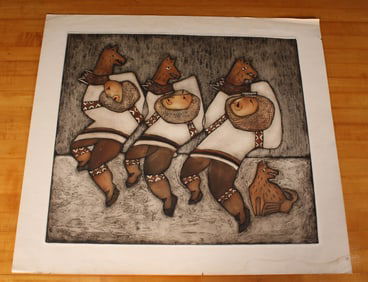 Anne Demarais (New Jersey, 20th C) Lithograph