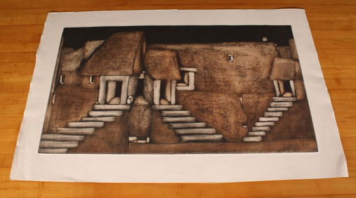 Anne, Joseph Demarais (New Jersey, 20th C) Litho