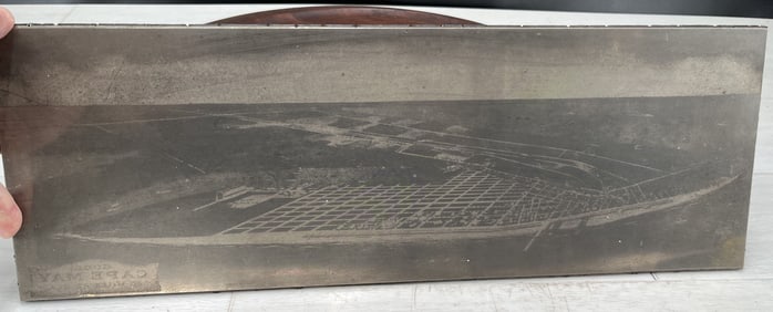 Historic Cape May Advertising Print Plate, c.1925