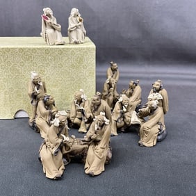 Collection of Chinese Mud Figures