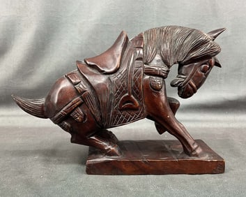 Carved Wood Horse