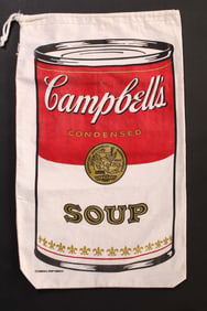 After Warhol, Vintage Campbell's Soup Laundry Bag
