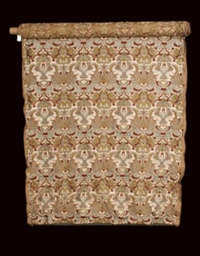 William Morris Style Brocade Fabric