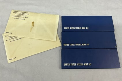 Five 1960's U.S. Coin Currency Proof Sets