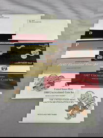 1980's Uncirculated U.S. Coin Currency Set