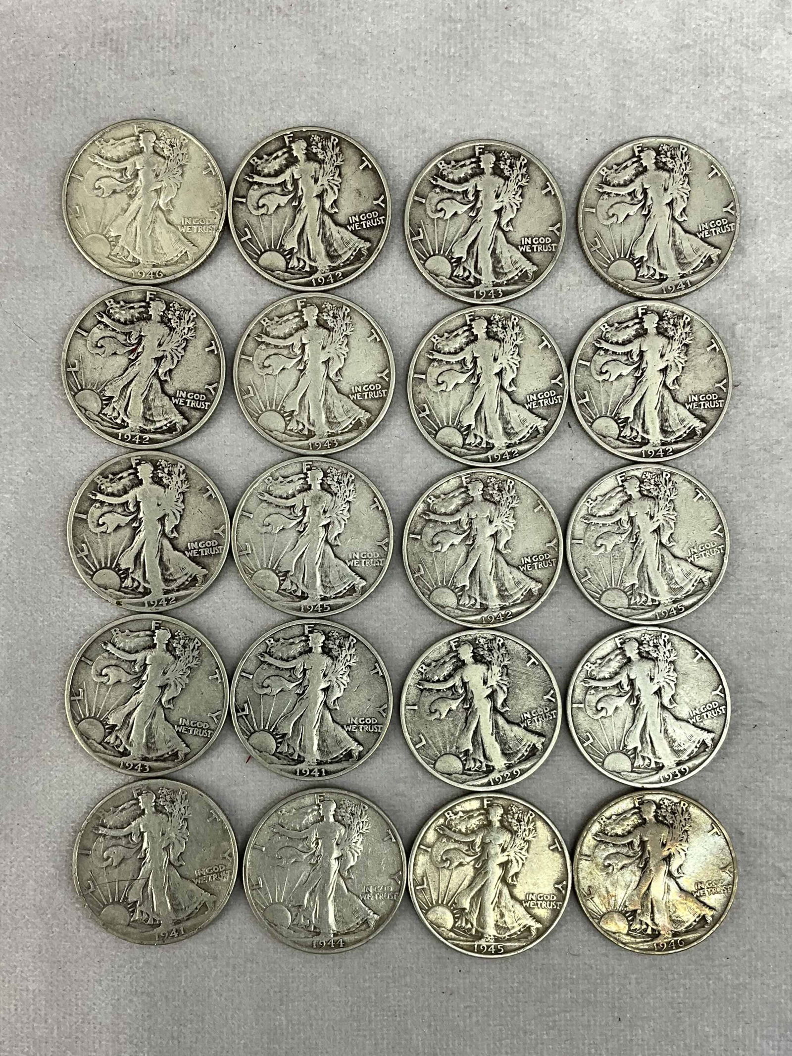 Standing Liberty Half Dollars, 20 (1 of 4)