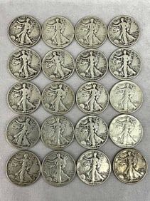 Standing Liberty Half Dollars, 20