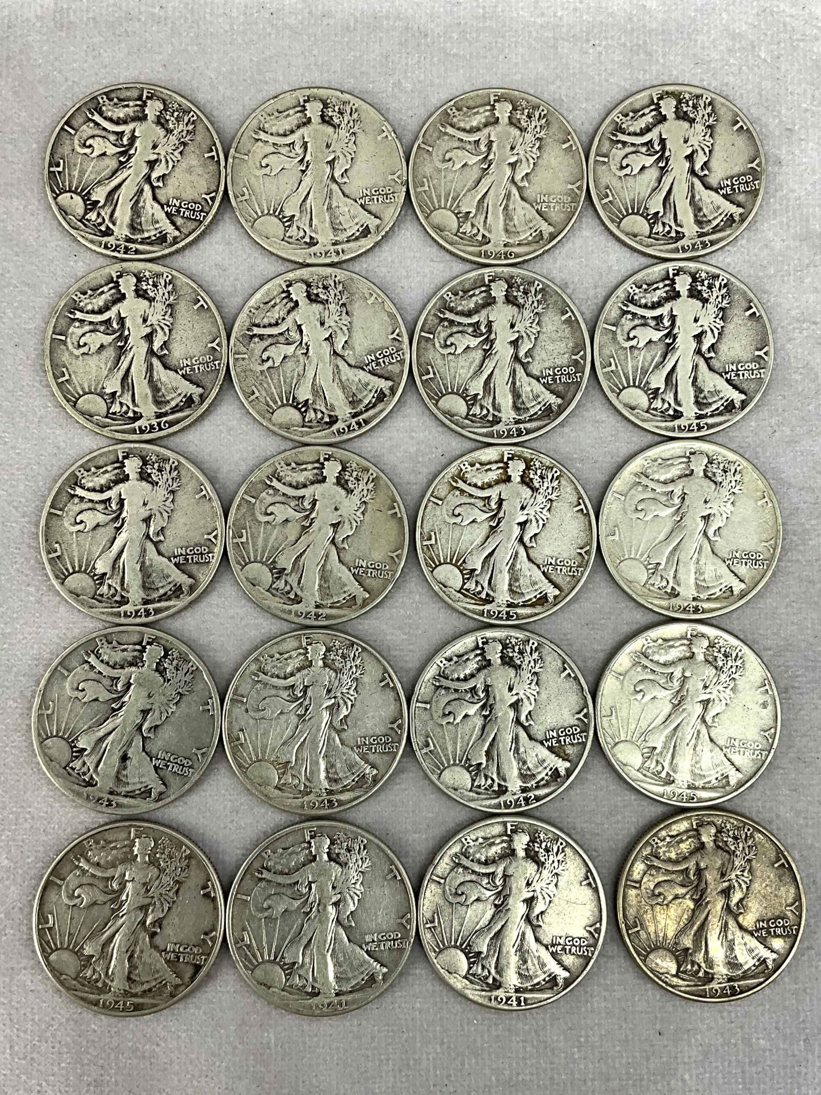 Standing Liberty Half Dollars, 20 (1 of 4)