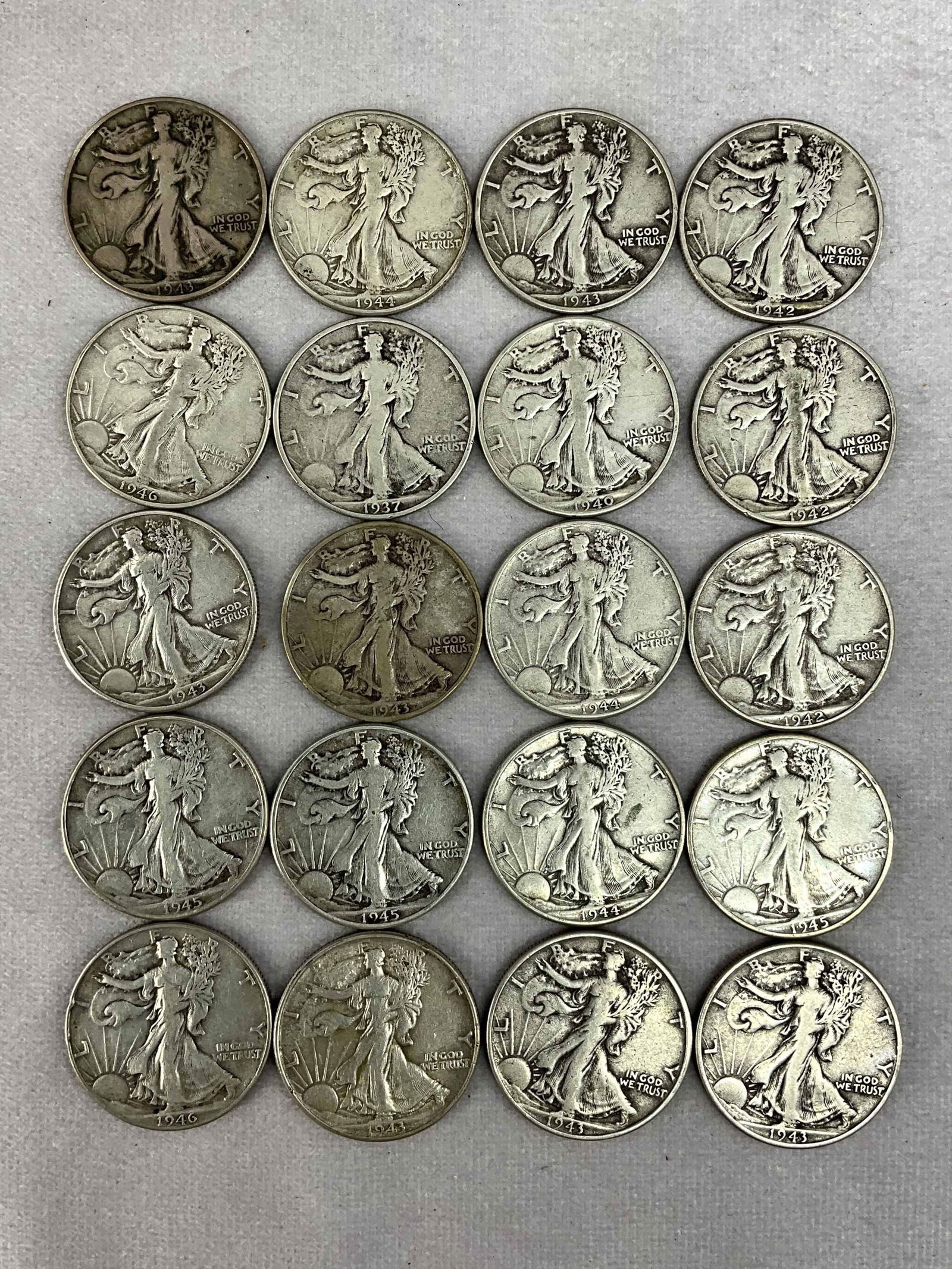 Standing Liberty Half Dollars, 20 (1 of 4)