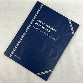 Partial JFK Half Dollar Whitman Book