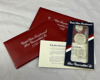US Bicentennial Silver Uncirculated Sets, 2