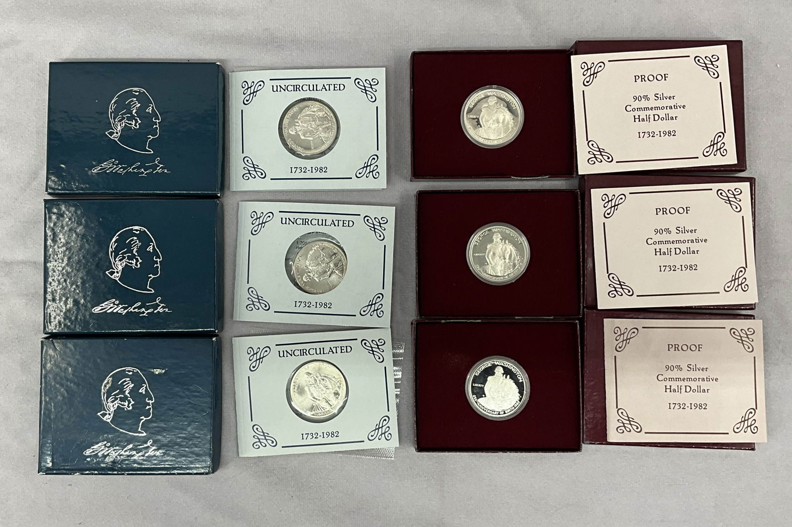 Washington Silver Half Dollars, 6 (1 of 5)