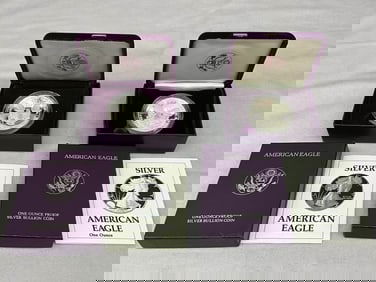 (2) 1 oz. Silver Bullion Coins