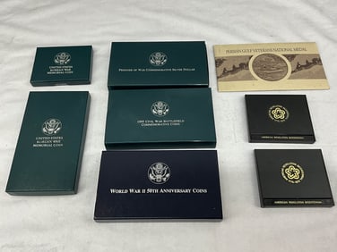 War Memorial Coin Collection, 8 items