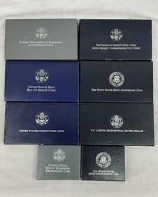 Collection Of US Commemorative Coins, 8 Items