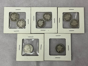 8 Mercury Dimes, U.S. Coin Currency