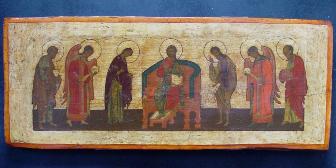 Extended Deesis, around 1600-1700,  Russian Icon (1 of 8)
