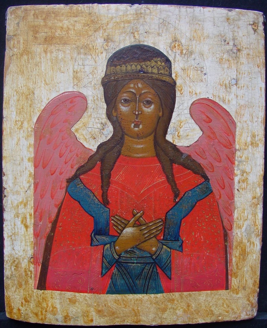 Antique Russian Icon, Holy Sophia, 1700. (1 of 4)