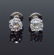 14KT White Gold 1.80ctw Diamond Stud Earrings