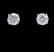 14KT White Gold 1.80ctw Diamond Stud Earrings - 5