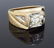 14KT Yellow Gold 1.07ctw Mens Diamond Ring - 3