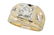 14KT Yellow Gold 1.07ctw Mens Diamond Ring - 6