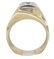 14KT Yellow Gold 1.07ctw Mens Diamond Ring - 8