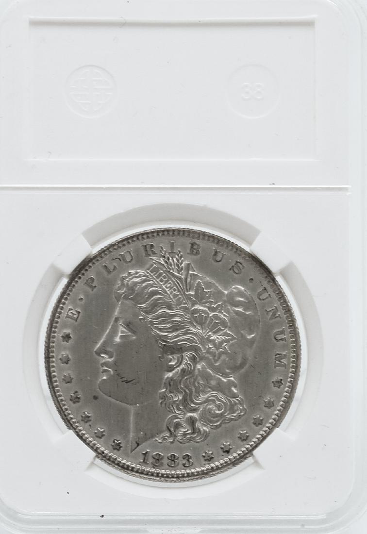 1883-S $1 Morgan Silver Dollar Coin: One 1883-S $1 Morgan Silver Dollar Coin.