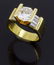 18KT Yellow Gold 2.01ctw Diamond Ring - 9