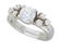 Platinum 0.75ct GIA Cert Diamond Ring - 7