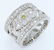18KT White Gold 1.01ctw Diamond Ring - 3
