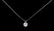 14KT White Gold 1.11ct Diamond Pendant with Chain - 5