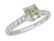 14KT White Gold 1.37ctw GIA Cert Diamond Ring