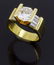 18KT Yellow Gold 2.01ctw Diamond Ring - 9