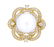 18KT Yellow Gold 13.5mm South Sea Pearl and Diamond