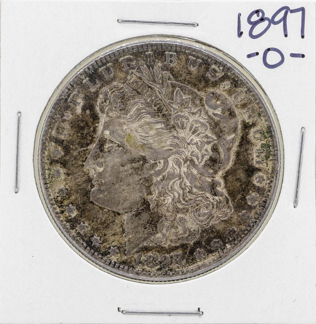 1897-O $1 Morgan Silver Dollar Coin: One 1897-O $1 Morgan Silver Dollar Coin.