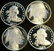 (2) 1804 Liberty Dollars and (2) Buffalo Dollars