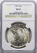 1923 $1 Peace Silver Dollar Coin NGC MS65