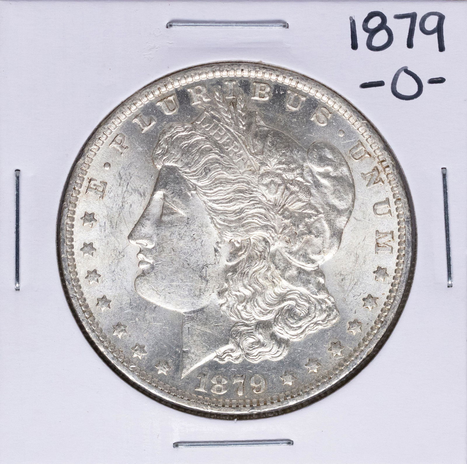 1879-O $1 Morgan Silver Dollar Coin: One 1879-O $1 Morgan Silver Dollar Coin.