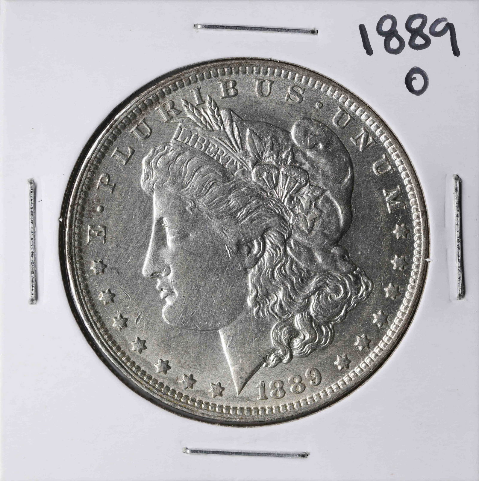 1889-O $1 Morgan Silver Dollar Coin: One 1889-O $1 Morgan Silver Dollar Coin.