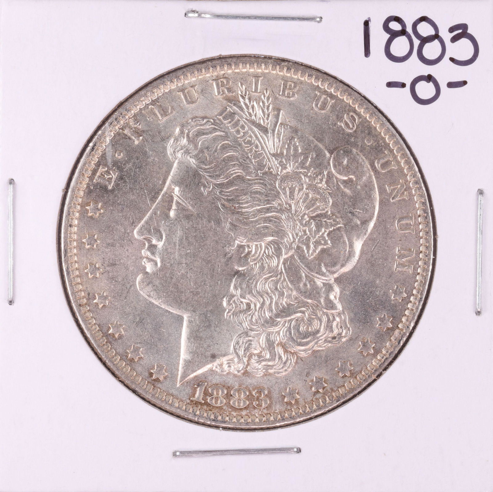 1883-O $1 Morgan Silver Dollar Coin: One 1883-O $1 Morgan Silver Dollar Coin.