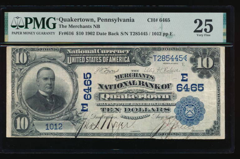 1902 10 Quakertown PA National PMG 25 (0562) on Jan 05, 2023 1