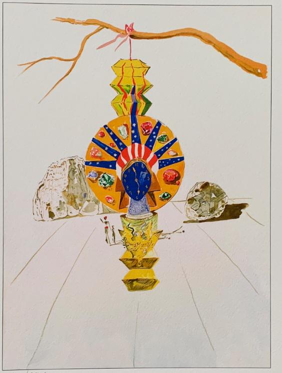 Dali American Clock Facsimile Signed Limited Edition Giclee: This is a limited edition giclee titled â€œAmerican Clock” by Salvador Dali. This piece is facsimile signed on the lower right. Pencil numbered from an edition of 375. Paper measures 17" x 1