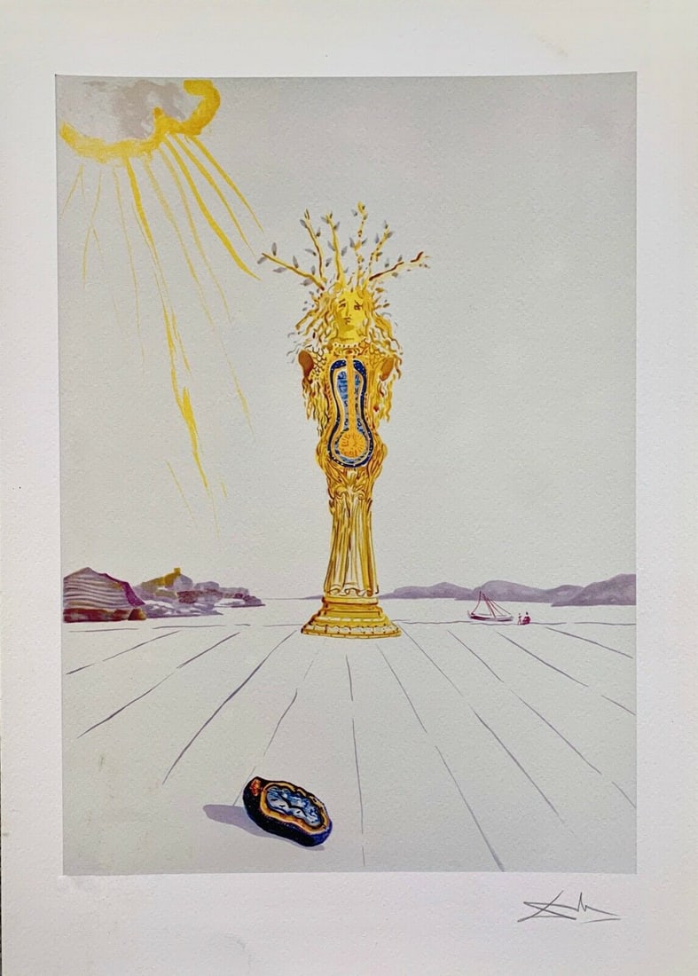 Salvador Dali BAROMETER WOMAN Facsimile Signed Giclee: This is a limited edition giclee titled “Barometer Woman” by Salvador Dali. This piece is facsimile signed on the lower right. Pencil numbered from an edition of 375. Paper measures 17? x 12?.