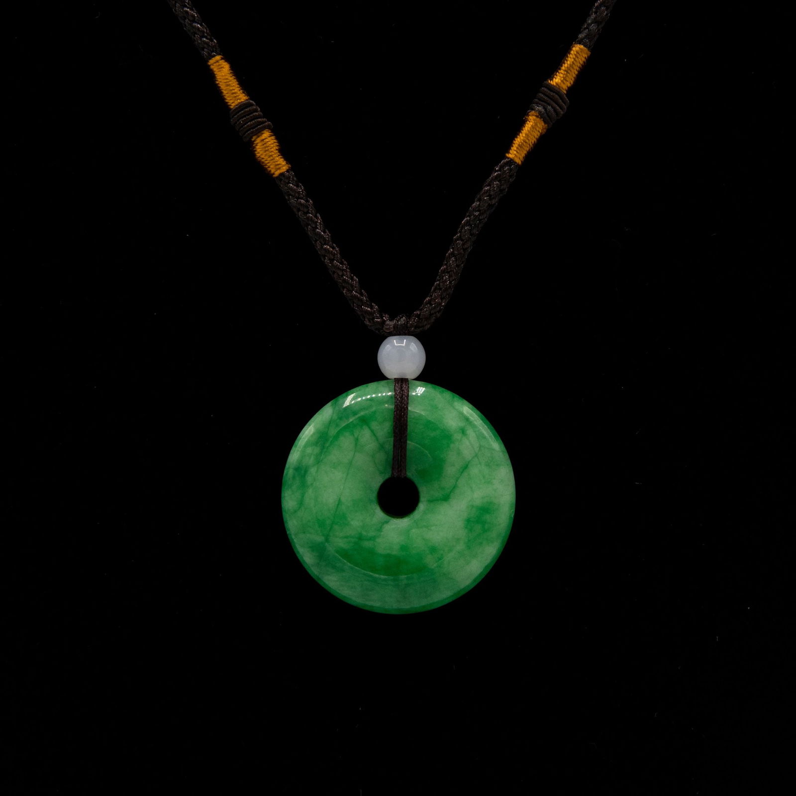 Beautiful Natural Apple Green Jade Quartz Pendant: Beautiful Natural Apple Green Jade Quartz Hand Carved Circle Amulet Pendant. This Fine High Polished Jade Pendant Measures Approx. 30 Mm. And Weighs Approx. 9.8 Grams. Pendant Includes A 12" To 26 " A