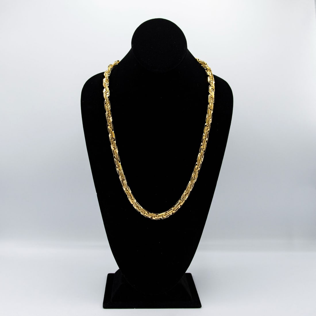 Huge 96.9 Gram 14 Kt Gold Plated Rope Chain (1 of 3)
